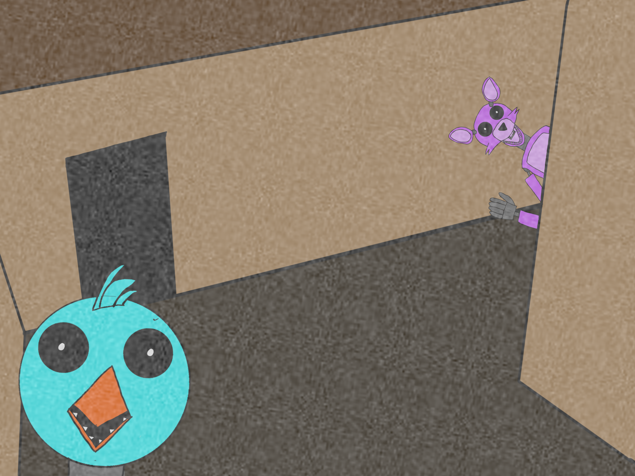 Foxglove Funland screenshot — warehouse scene